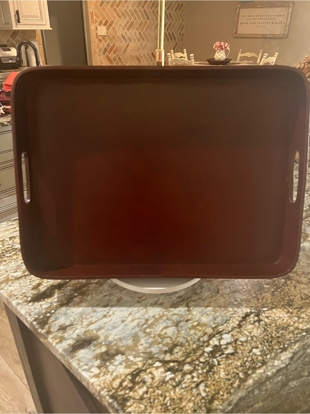 Mark & Graham Leather Serving Tray NWOT!! - Picture 1 of 5